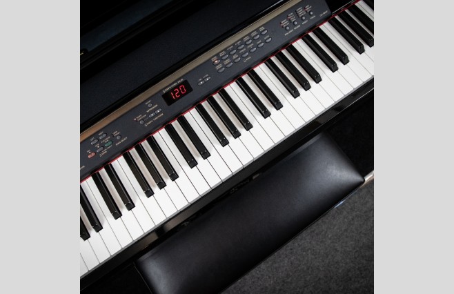 Used Yamaha CLP265GP Polished Ebony Digital Piano Complete Package (SN:GBRCNX01048) - Image 8
